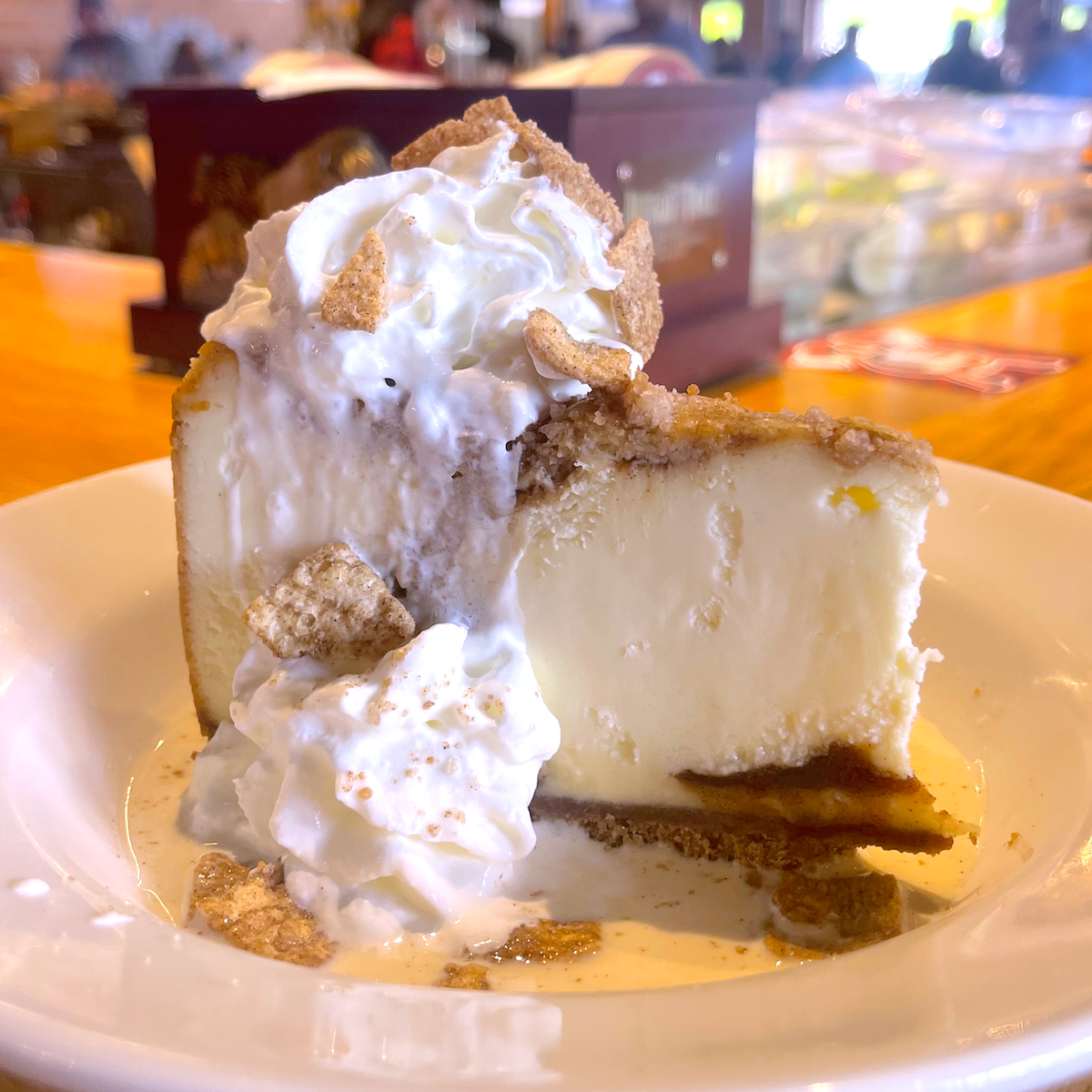 Cinnamon Toast Crunch Cheesecake from Twin Peaks Restaurant in Doral, Florida