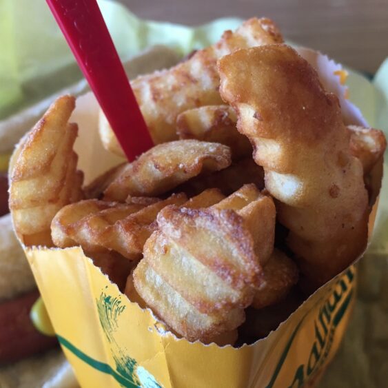 Nathan's Crinkle-Cut Fries from Miami Grill Subs in Miami Springs, Florida