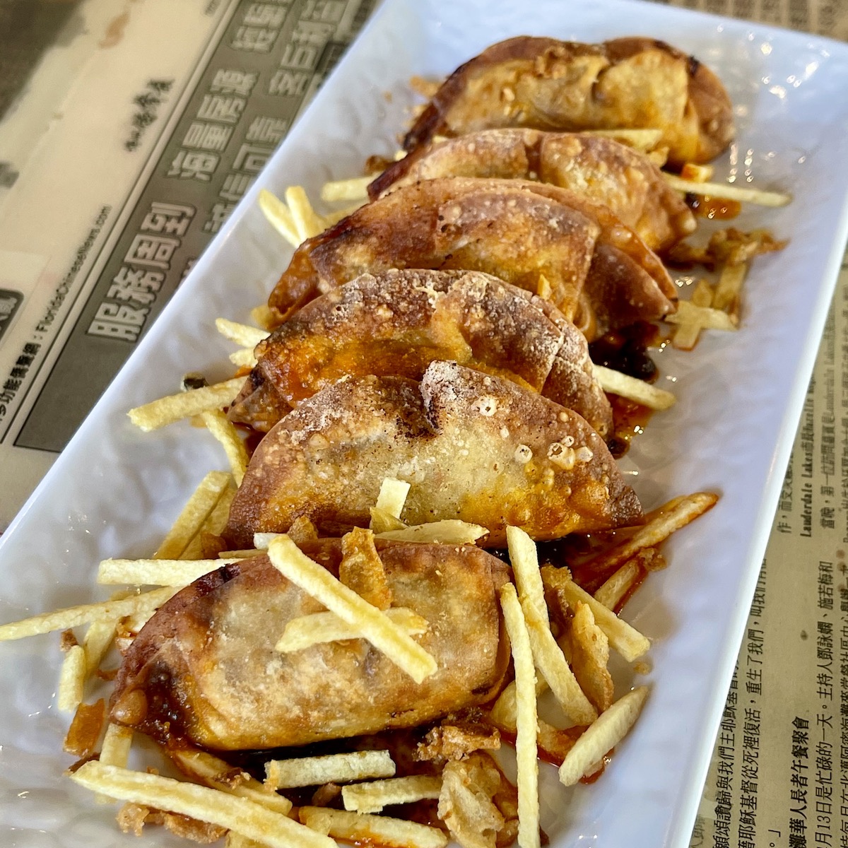 Frita Dumplings from Temple Street Eatery in Fort Lauderdale, Florida