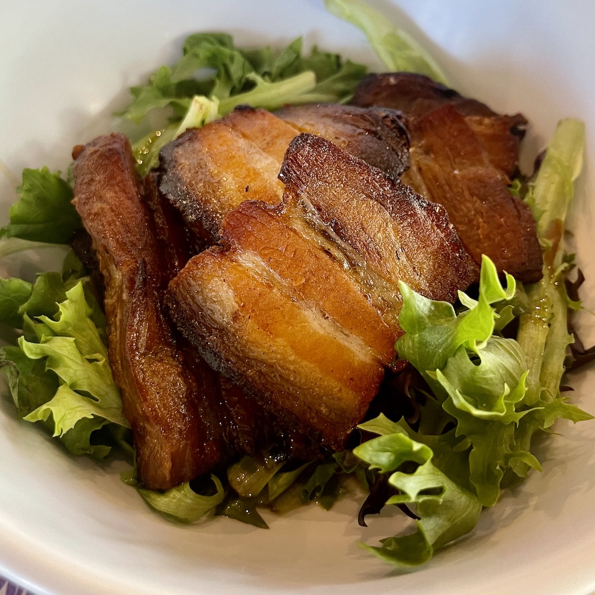 Crispy Pork Belly from Temple Street Eatery in Fort Lauderdale, Florida