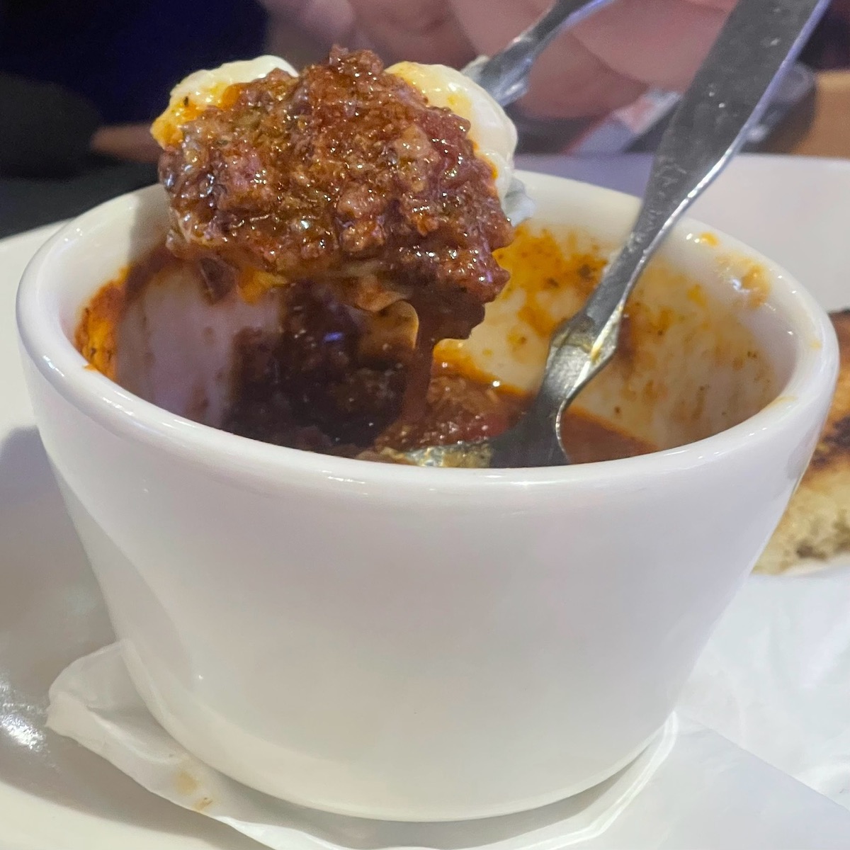 My Chili Mac Creation at Twin Peaks Restaurant in Doral, Florida