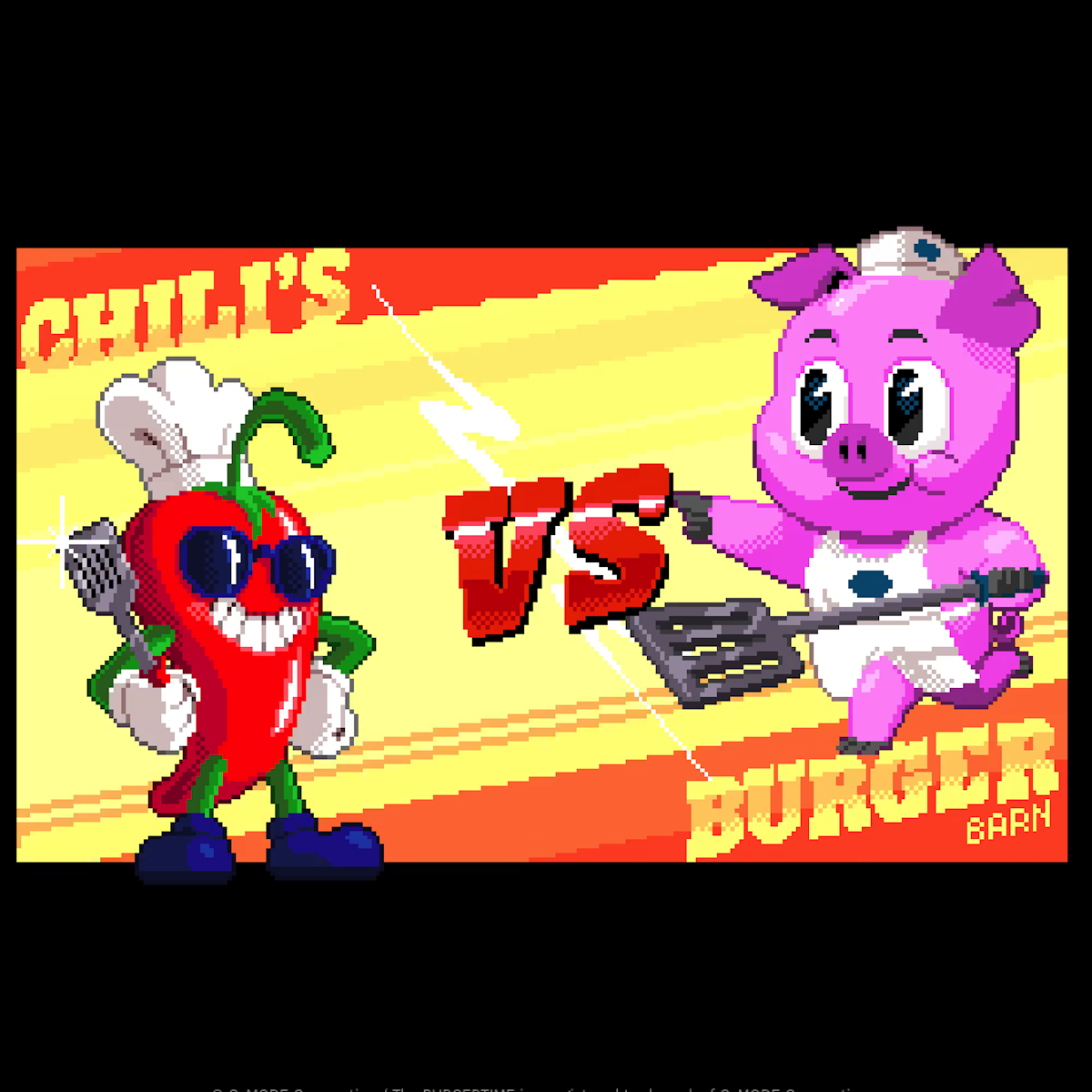 Chili's Big Smasher Burgertime Game: Chili's vs Burger Barn