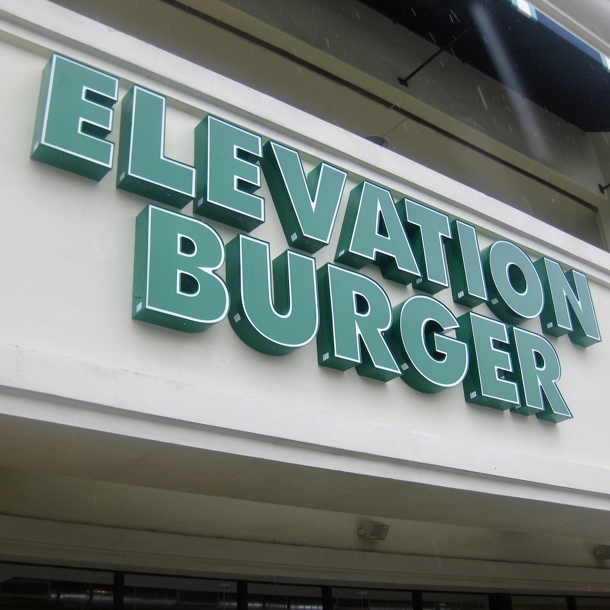 Elevation Burger Sign