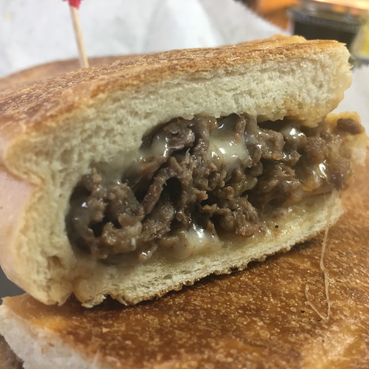 Cheesesteak from Franky's Deli Warehouse in Hialeah, Florida