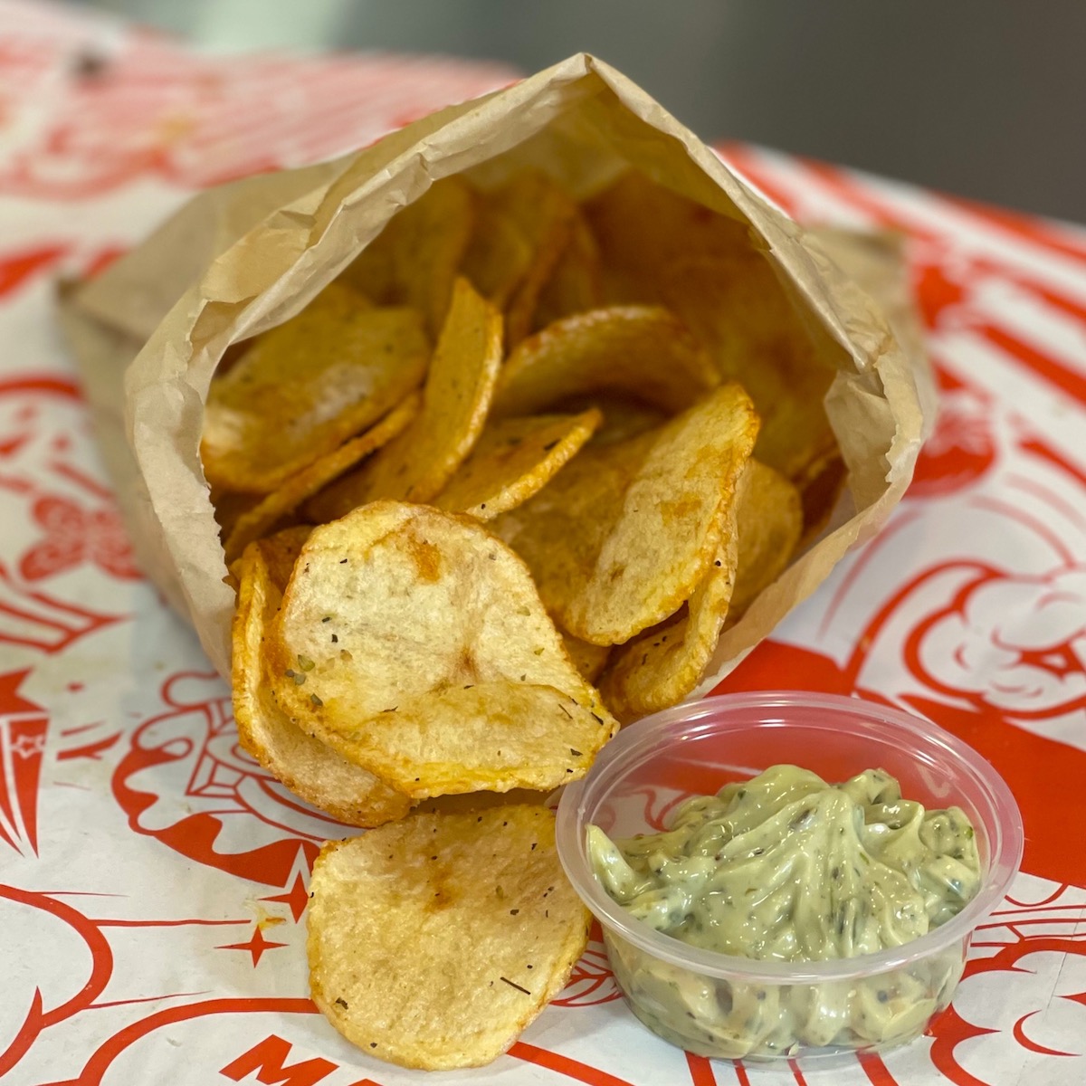 Dam Homemade Potato Chips from Damwich in Wynwood, Florida