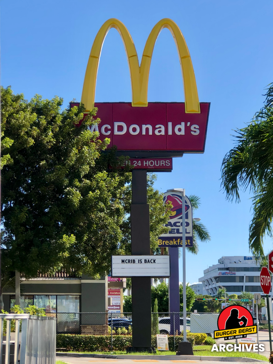 McDonald's McRib is Back