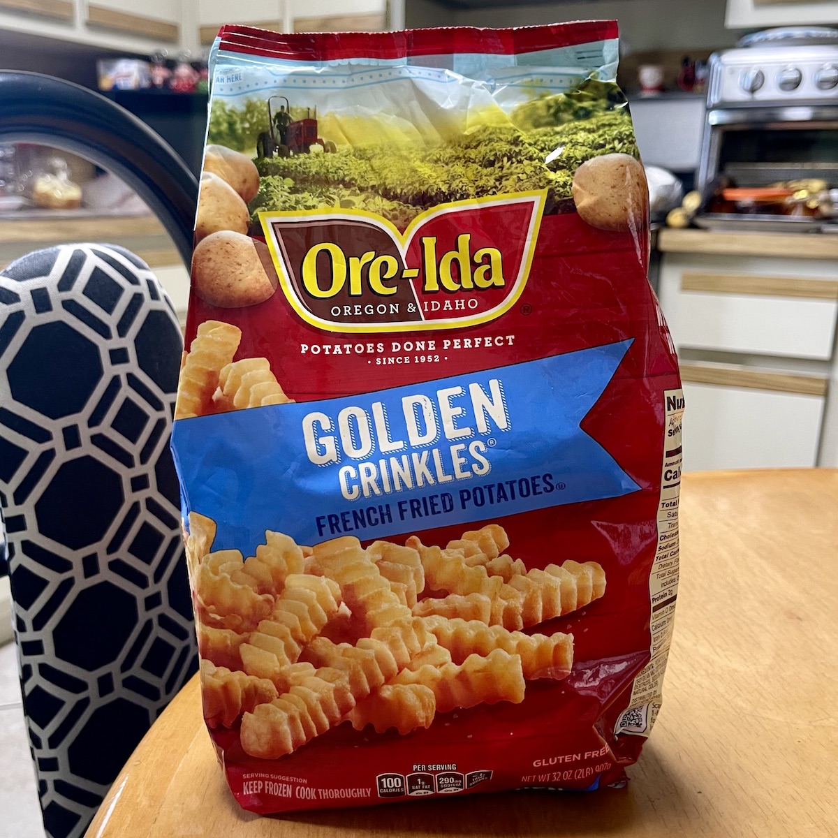 Ore-ida's Golden Crinkles Fries Bag