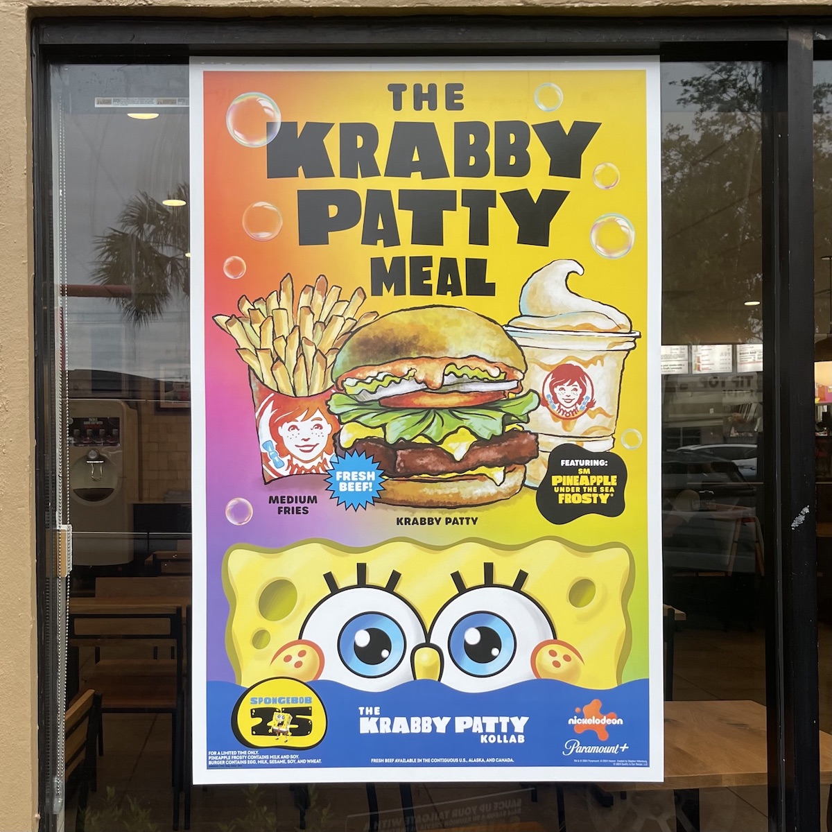 Wendy's The Krabby Patty Meal Poster