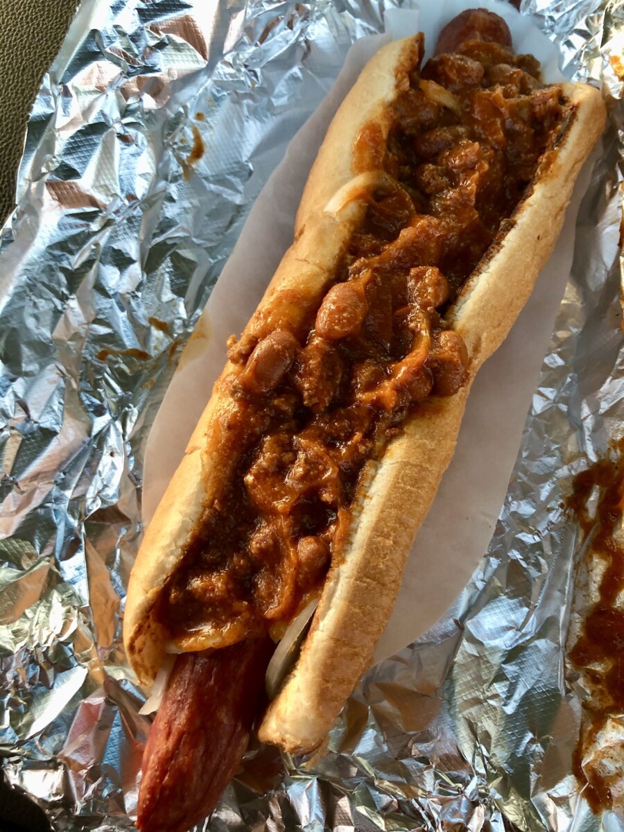 Chili Dog from Dino's Drive-In in Winter Haven, Florida