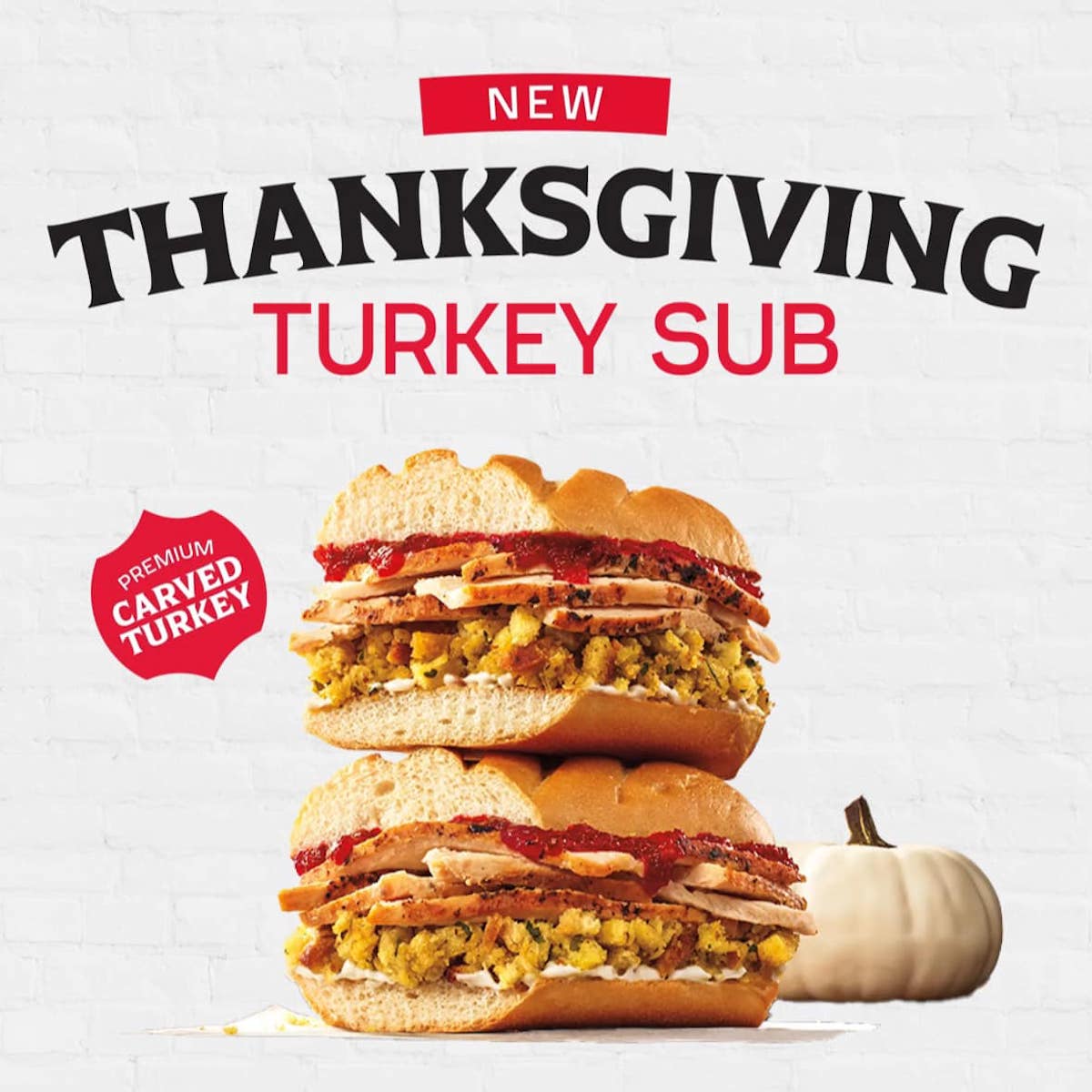 Firehouse Subs Thanksgiving Turkey Sub