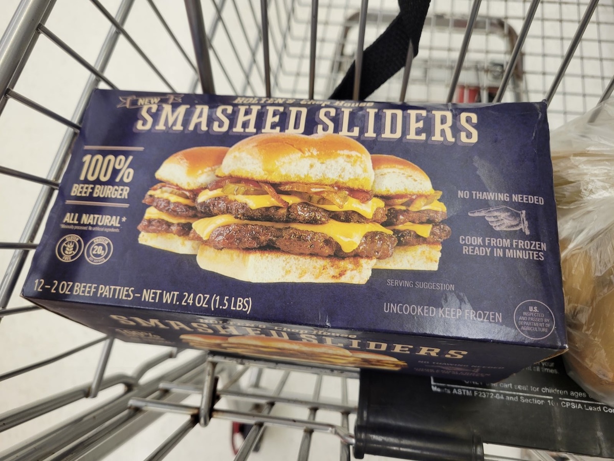 Holten's Chop House Smashed Sliders Box in a Shopping Cart