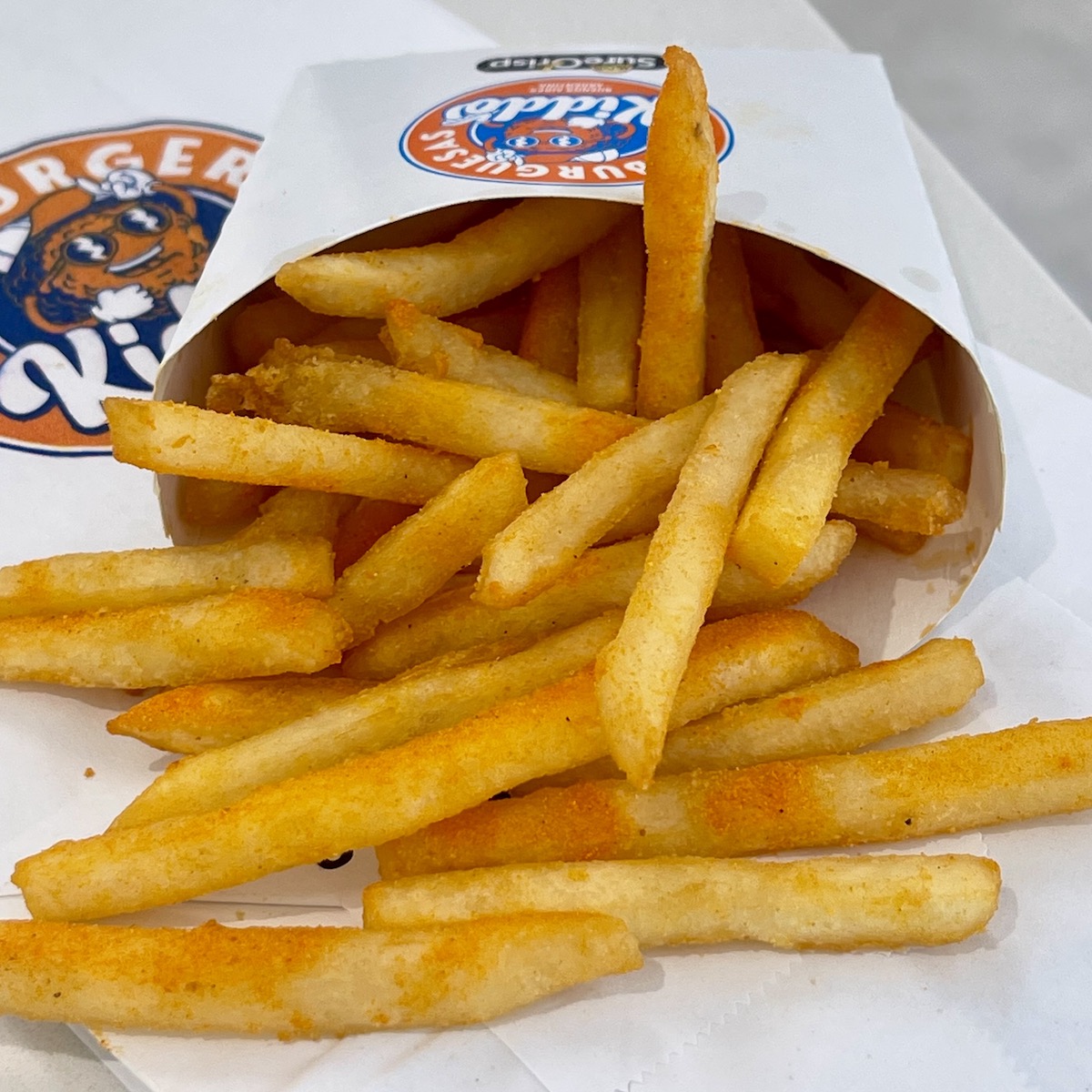 Cheese Dusted Fries from Kiddo Burger in Miami, Florida