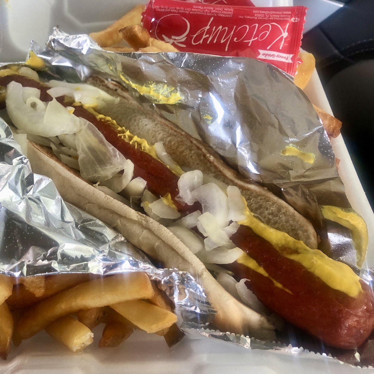 Footlong Hot Dog from Mike's Drive-In in Bartow, Florida